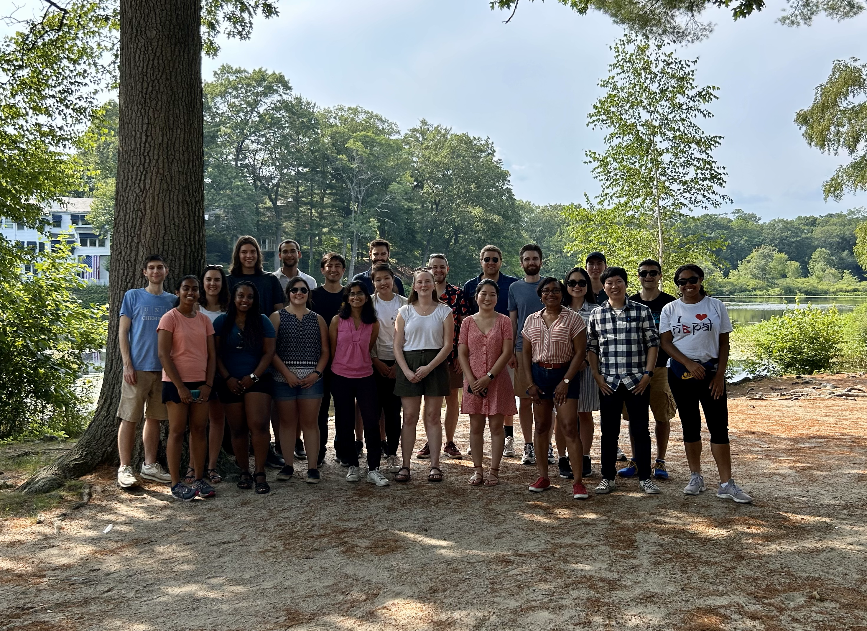 Hammond lab summer outing 2023 group picture.