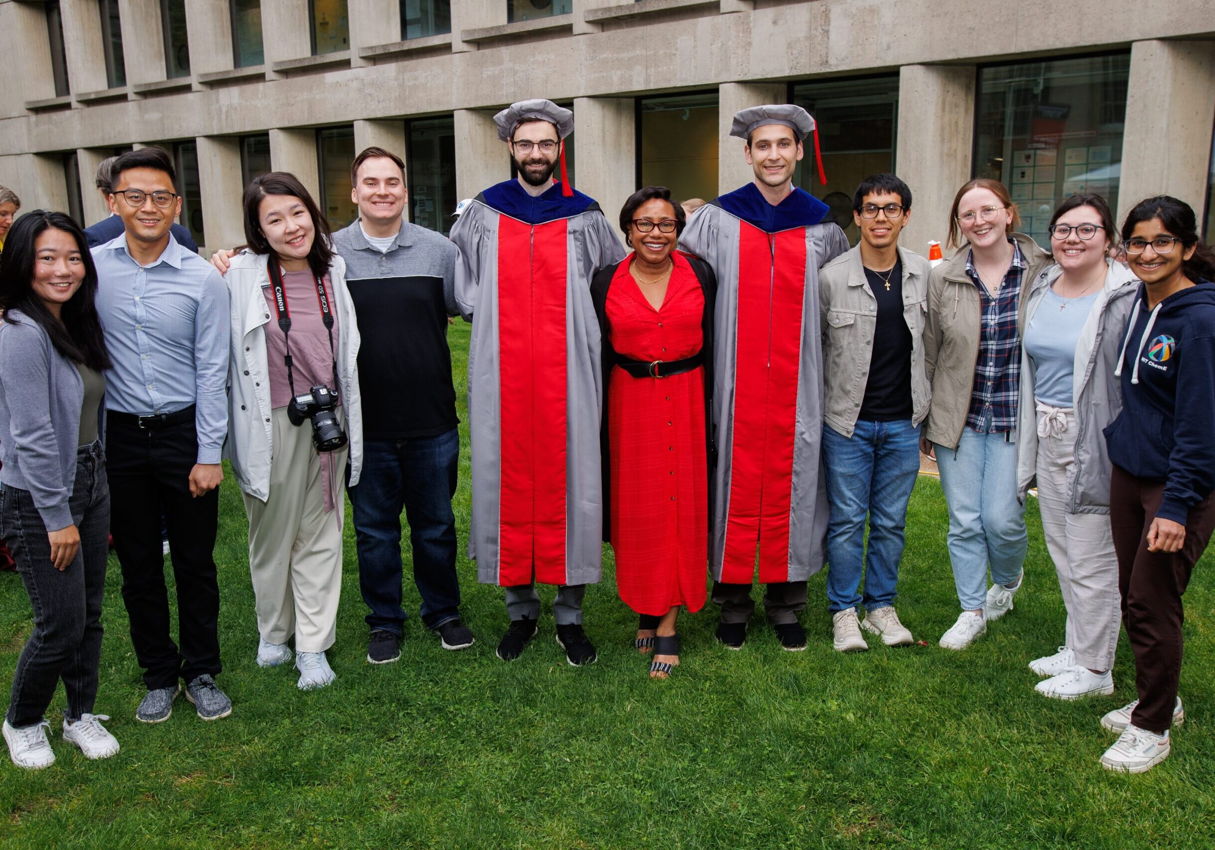 hammond lab members at graduation